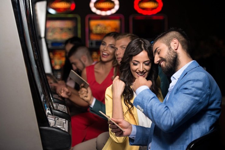 Money Train slot reels on dinkum mobile screen